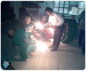 Diwali Celebration with Patients on Nov 02 2013